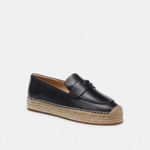 Coach Camilla Espadrille Black | COH865769