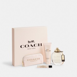 Coach Eau De Parfum 4 Piece Gift Set Multi | COH866403