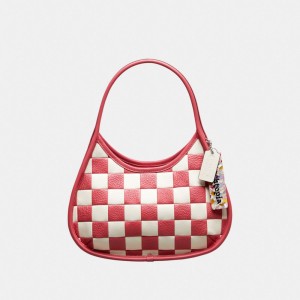 Coach Ergo Bag In Checkerboard Patchwork Upcrafted Leather Upcrafted Leather™/Pink/Chalk | COH865115