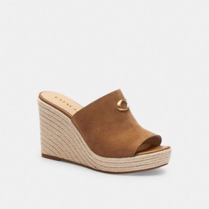 Coach Gloria Wedge Coconut | COH865749