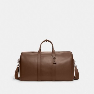 Coach Gotham Duffle Bag Dark Saddle | COH866653