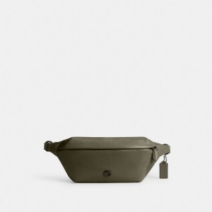 Coach Hall Belt Bag Army Green | COH865191