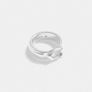 Coach Tabby Ring Silver | COH866149